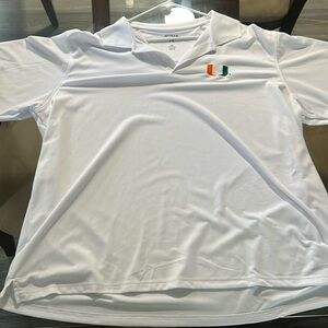 MIAMI HURRICANES COLLEGE FOOTBALL POLO